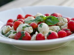 Mozzarella Cheese and Cherry Tomato Salad