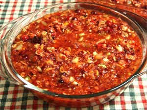 Thyra Tyler's Raw Cranberry Salad