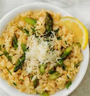 Lemon Asparagus Risotto