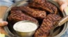 Black Pepper New York Strip Steaks with Horseradish Sauce