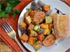 Oven Roasted Autumn Medely and Sausage